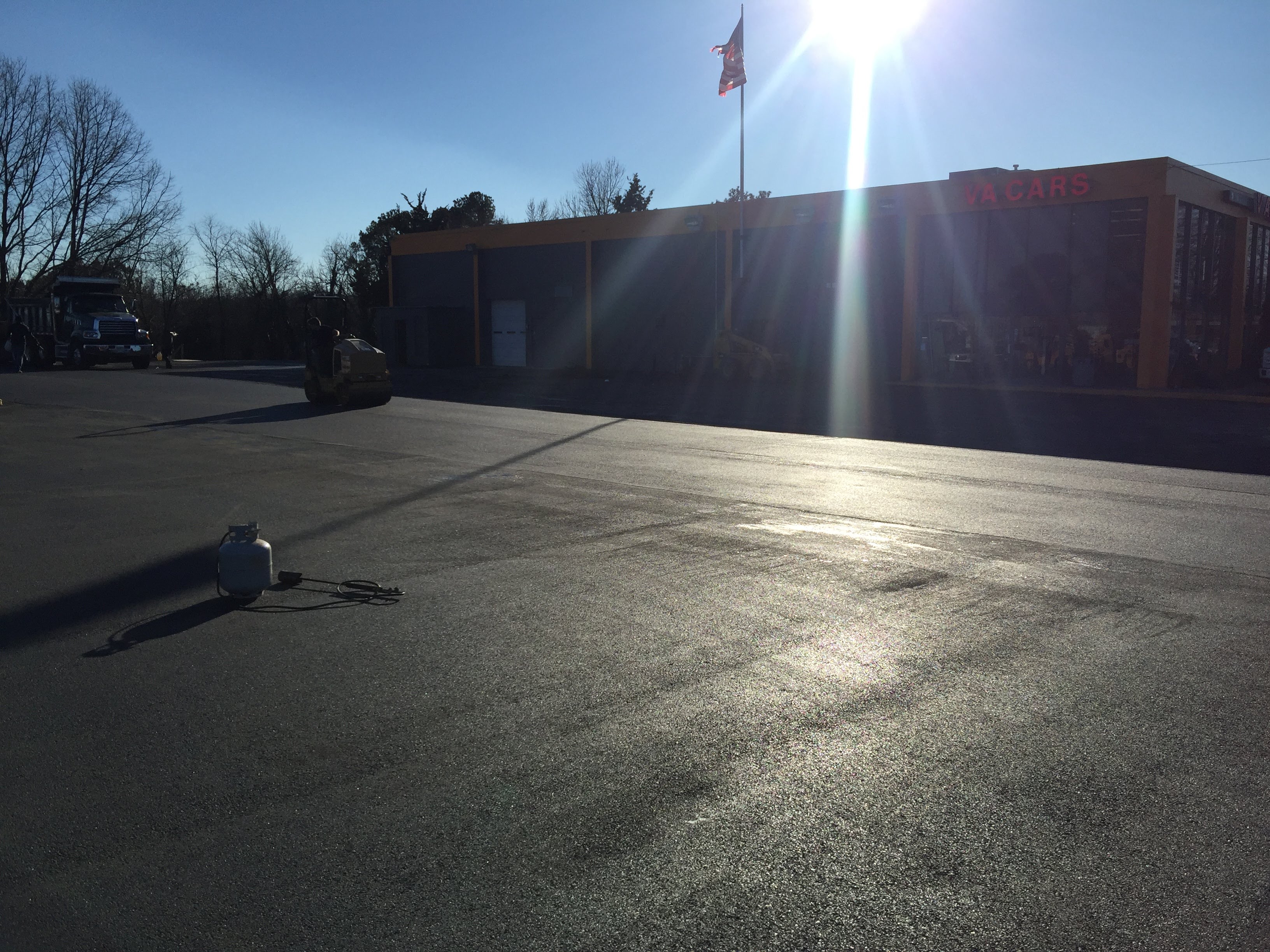 Asphalt paving project proof for Richmond 23224